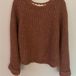 New POL Oversized Cuff Sleeve Sweater